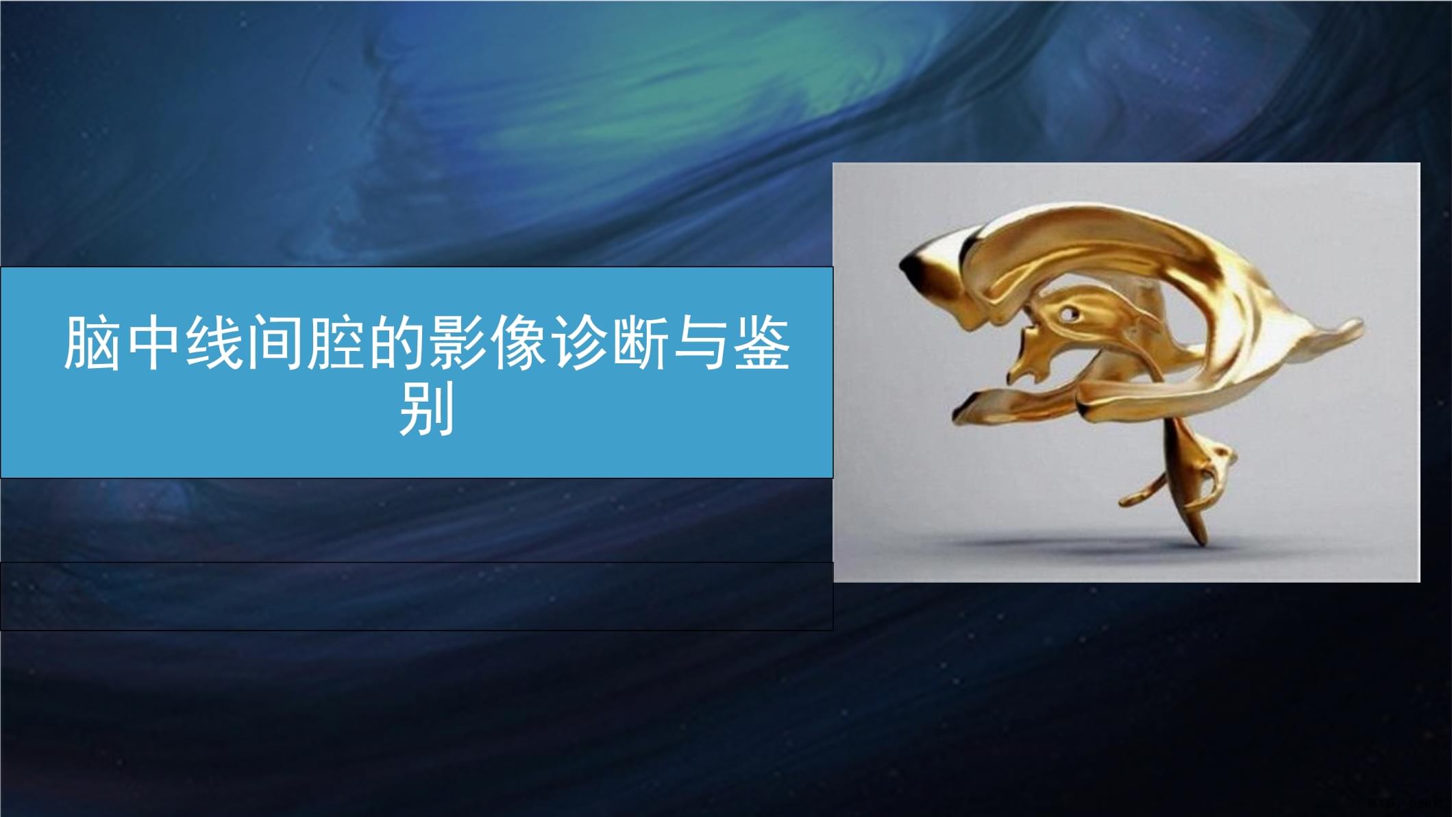 中间帆腔(胎儿丘脑后上方无回声区中间帆腔)